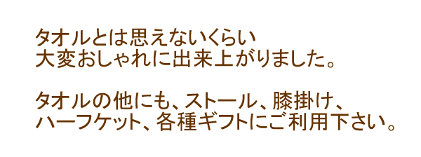 ダブルガーゼタオル
